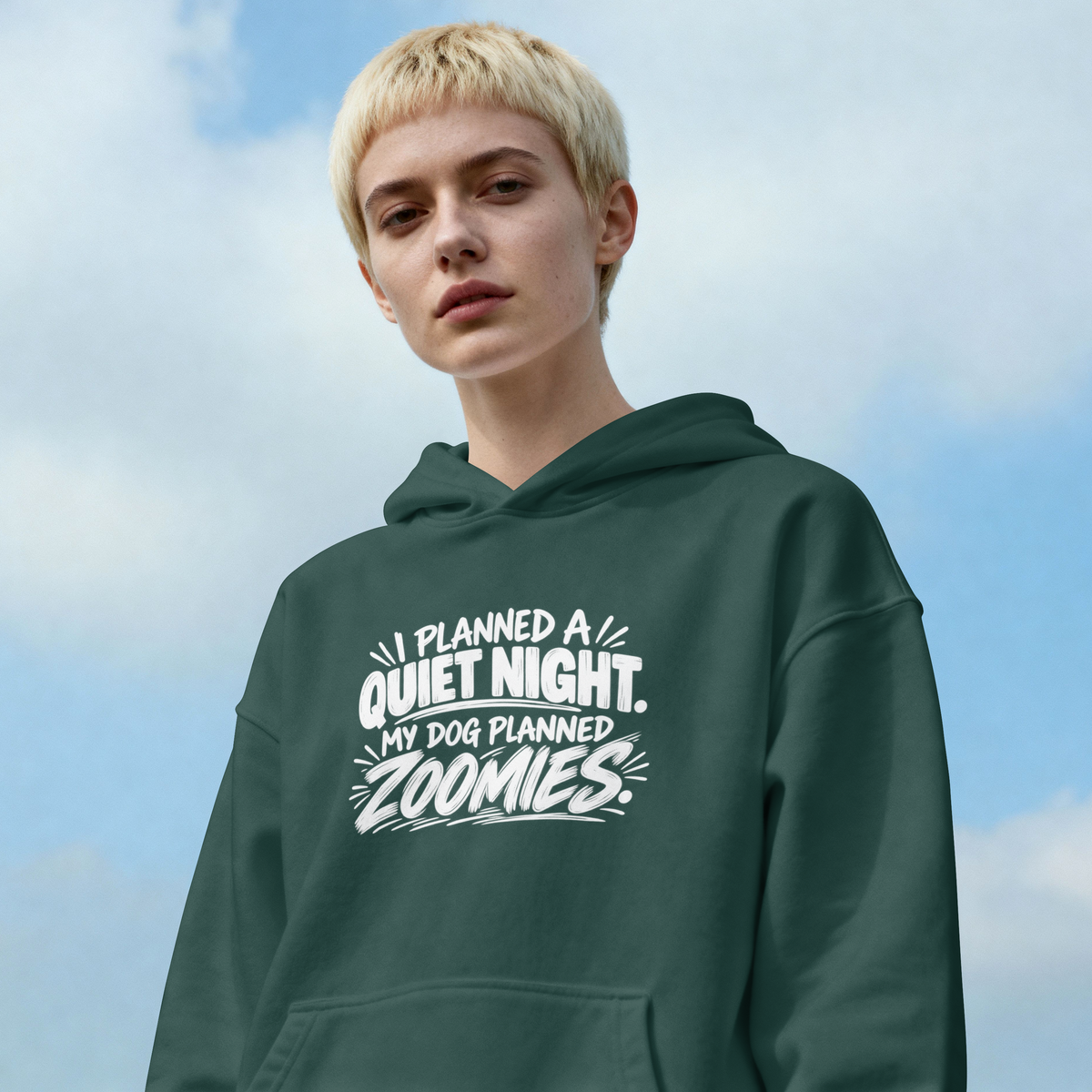 I Planned a Quiet Night. My Dog Planned Zoomies. – Dog Lover Design