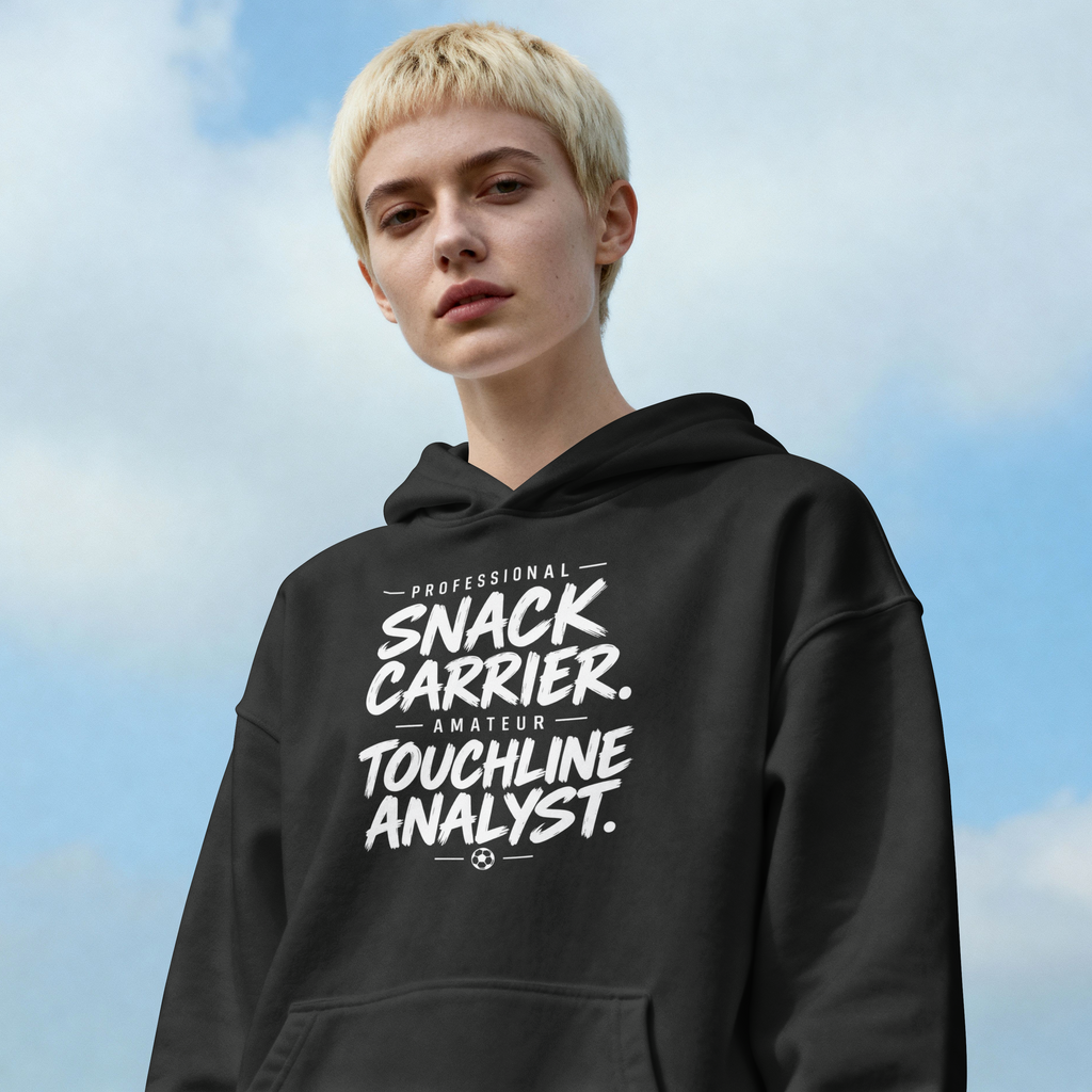 Professional Snack Carrier. Amateur Touchline Analyst. – Football Parent Design