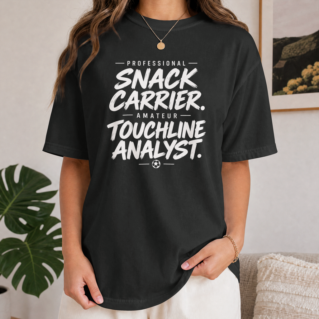 Professional Snack Carrier. Amateur Touchline Analyst. – Football Parent Design