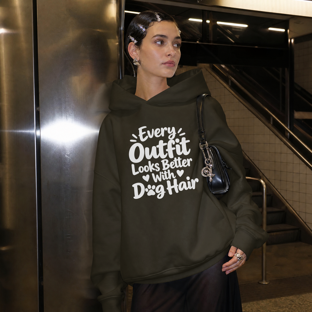Every Outfit Looks Better With Dog Hair. Apparently. – Dog Lover Design