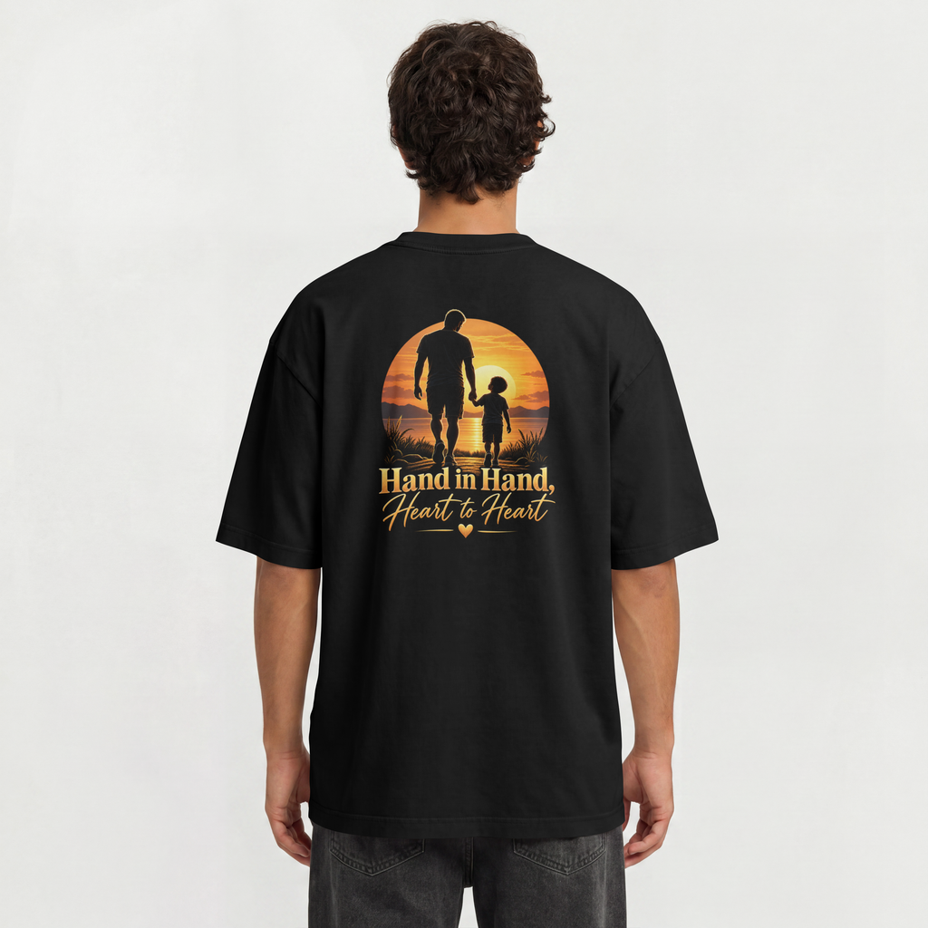 Hand in Hand, Heart to Heart – Father & Son Design