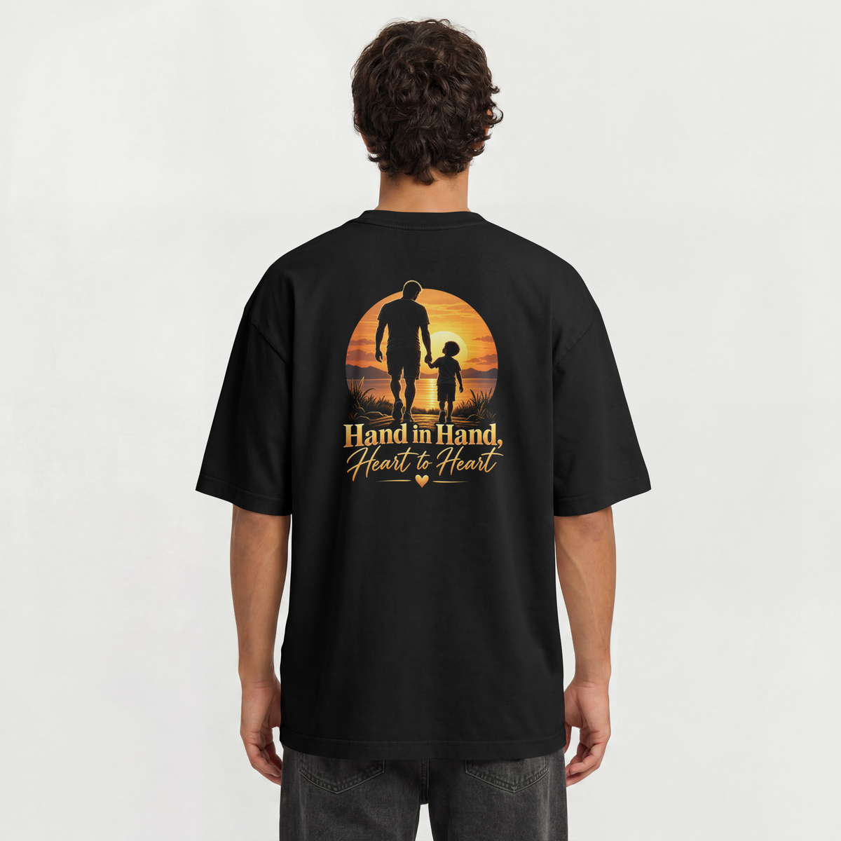 Hand in Hand, Heart to Heart – Father & Son Design