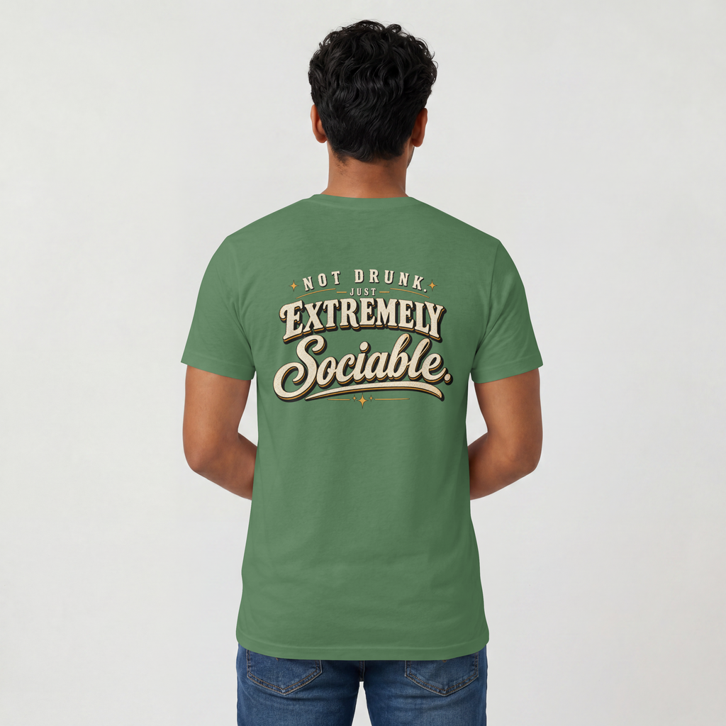 Not Drunk. Just Extremely Sociable. – Pub & Going Out Design