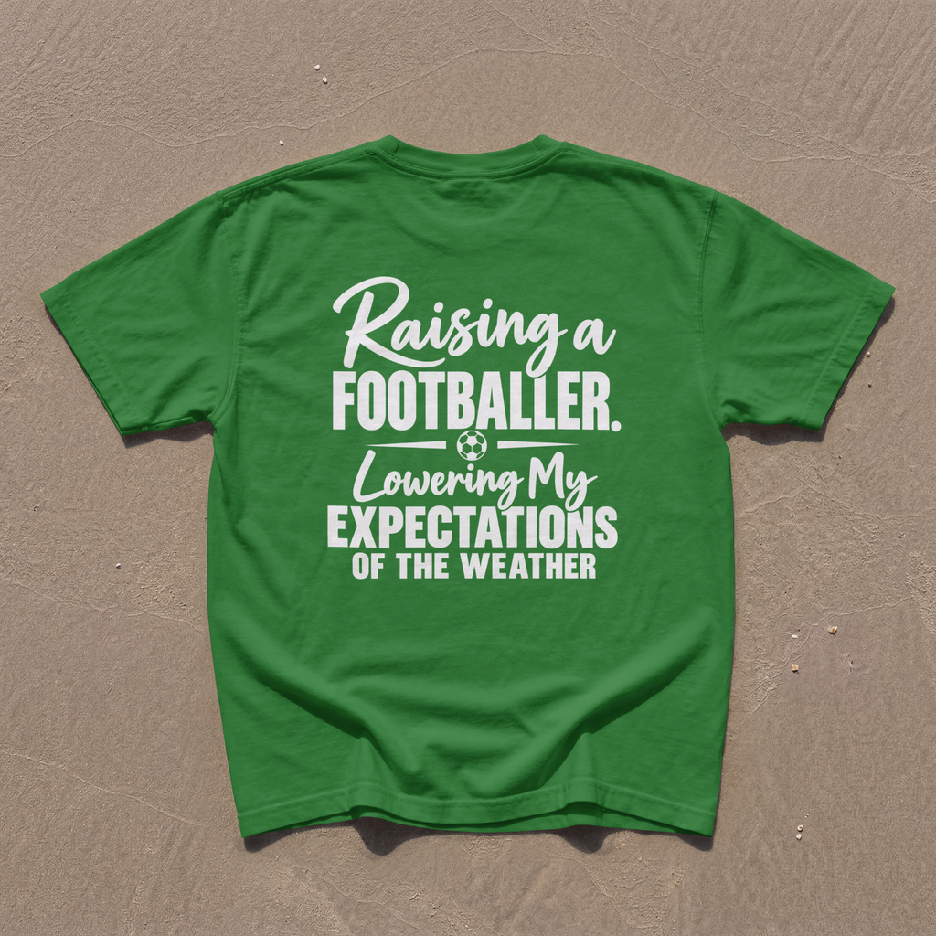 Raising a Footballer. Lowering My Expectations of the Weather. – Football Parent Design