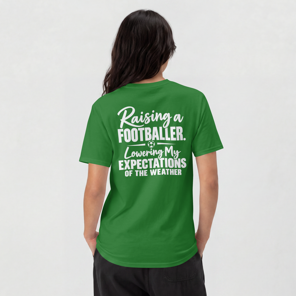 Raising a Footballer. Lowering My Expectations of the Weather. – Football Parent Design