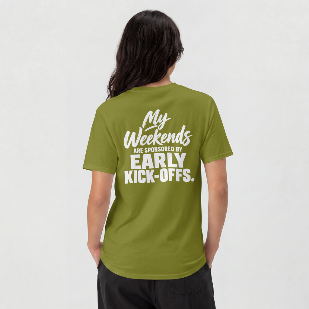 My Weekends Are Sponsored by Early Kick-Offs. – Football Parent Design